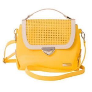 Miche Cori Hip‎ Yellow Pineapple Crossbody bag.
